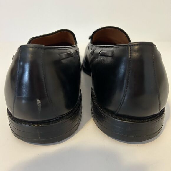 ALLEN EDMONDS GRAYSON Mens BLACK LEATHER TASSEL LOAFERS DRESS SHOES SZ 13 E USA - Picture 8 of 13